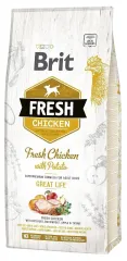 Brit Fresh Chicken with Potato Adult курка, картопля