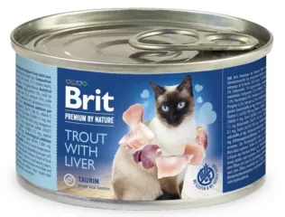 Brit Premium by Nature Cat форель із печінкою