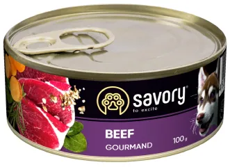 Savory Dog Gourmand яловичина