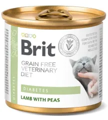 Консерва Brit GF Veterinary Diet Cat Cans Diabetes