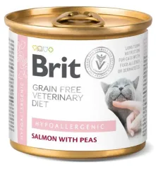 Консерва Brit GF Veterinary Diet Cat Cans Hypoallergenic