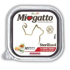 MioGatto Sterilised з яловичиною та овочами
