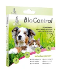 Біонашийник Modes BioControl з протипаразитарним ефектом для собак та котів 35 см
