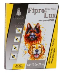 Краплі ModeS Фіпро-Люкс протипаразитарні для собак 10-25 кг, 4 шт*2 мл