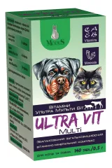 Вітаміни Modes Ultra Multi Vit ModeS Ультра Мульти Віт для цуценят та кошенят 140 таблеток по 0.5 г