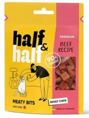Half&Half м'ясні шматочки з яловичиною для котів